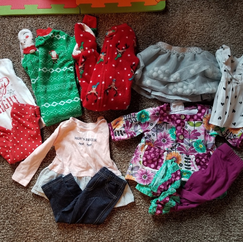 Lot of baby girl clothes